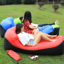 Load image into Gallery viewer, 2019 New inflatable Bean Bag Sofa Chair Cover Lounger air sofa Without Filler Lazy bag Beanbag Bed Pouf Puff Couch Camping Sofa