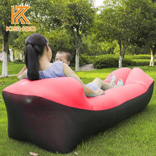 Load image into Gallery viewer, 2019 New inflatable Bean Bag Sofa Chair Cover Lounger air sofa Without Filler Lazy bag Beanbag Bed Pouf Puff Couch Camping Sofa