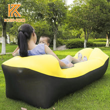 Load image into Gallery viewer, 2019 New inflatable Bean Bag Sofa Chair Cover Lounger air sofa Without Filler Lazy bag Beanbag Bed Pouf Puff Couch Camping Sofa
