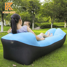 Load image into Gallery viewer, 2019 New inflatable Bean Bag Sofa Chair Cover Lounger air sofa Without Filler Lazy bag Beanbag Bed Pouf Puff Couch Camping Sofa
