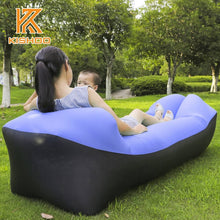 Load image into Gallery viewer, 2019 New inflatable Bean Bag Sofa Chair Cover Lounger air sofa Without Filler Lazy bag Beanbag Bed Pouf Puff Couch Camping Sofa