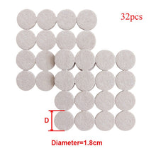 Load image into Gallery viewer, 8/16/24pcs/lot Chair Leg Pads Floor Protectors for Furniture Legs Table leg Covers Round Bottom Anti-Slip Pads Rubber Feet