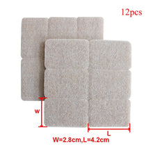 Load image into Gallery viewer, 8/16/24pcs/lot Chair Leg Pads Floor Protectors for Furniture Legs Table leg Covers Round Bottom Anti-Slip Pads Rubber Feet